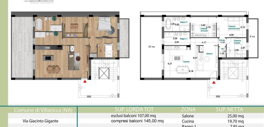 APPARTAMENTI DI NUOVA COSTRUZIONE Giugliano-Centro