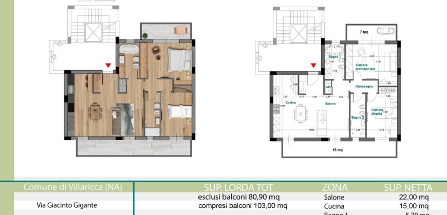 APPARTAMENTI DI NUOVA COSTRUZIONE Giugliano-Centro